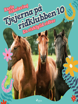 cover image of Tjejerna på ridklubben 10--En riskfylld ridtur